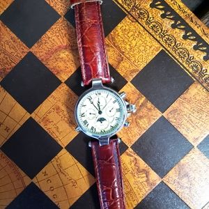 Excellent Stauer Watch - Working, Leather